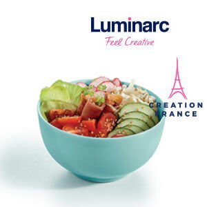 Tô Thuỷ Tinh Luminarc Diwali Light Turquoise 14.5cm