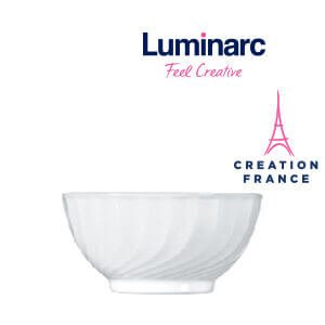 Bộ 6 Chén Thuỷ Tinh Luminarc Trianon Trắng 12cm