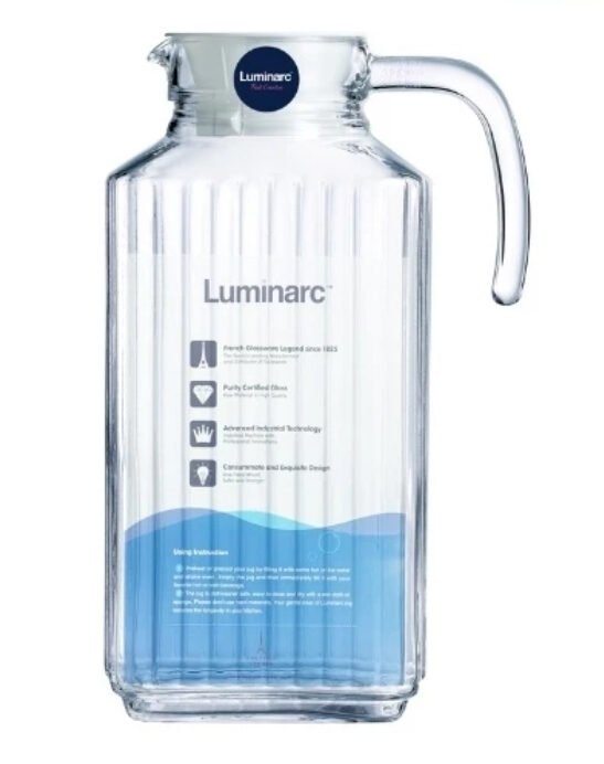 Bình Thuỷ Tinh Luminarc Quadro 1.7L- G2668 - Ảnh 2