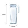 Bình nước thủy tinh Luminarc Dona Embossment Ray 1L chính hãng, chất liệu thủy tinh cao cấp, an toàn cho sức khỏe, thiết kế sang trọng, phù hợp gia đình và văn phòng, nhà hàng, khách sạn, quà tặng doanh nghiệp