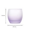 Ly thủy tinh Luminarc Salto Frost Purple 320ml chính hãng, chất liệu thủy tinh cao cấp, an toàn cho sức khỏe, thiết kế sang trọng, phù hợp gia đình và văn phòng, nhà hàng, khách sạn, quà tặng doanh nghiệp