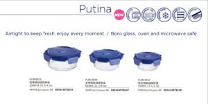 hộp thủy tinh Luminarc Putina Tròn chính hãng, chất liệu thủy tinh cao cấp, an toàn cho sức khỏe, thiết kế sang trọng, phù hợp gia đình và văn phòng, nhà hàng, khách sạn, quà tặng doanh nghiệp
