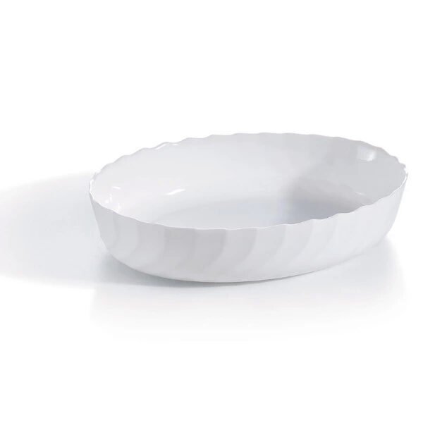 Khay Nướng Thuỷ Tinh Luminarc Smart Cuisine Trianon Oval 32x24cm chính hãng, chất liệu thủy tinh cao cấp, an toàn cho sức khỏe, thiết kế sang trọng, phù hợp gia đình và văn phòng, nhà hàng, khách sạn, quà tặng doanh nghiệp