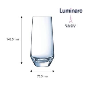 Ly Cao Thủy Tinh Luminarc Val Surloire 420ml, chất liệu thủy tinh cao cấp, an toàn cho sức khỏe, thiết kế sang trọng, phù hợp gia đình và văn phòng, nhà hàng, khách sạn, quà tặng doanh nghiệp
