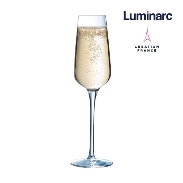 Ly Rượu Thuỷ Tinh Luminarc Sublym Flute 210ml, chất liệu thủy tinh cao cấp, an toàn cho sức khỏe, thiết kế sang trọng, phù hợp gia đình và văn phòng, nhà hàng, khách sạn, quà tặng doanh nghiệp