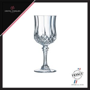 Ly Rượu Vang Pha Lê Cristal D’Arques Longchamp 250ml, chất liệu thủy tinh cao cấp, an toàn cho sức khỏe, thiết kế sang trọng, phù hợp gia đình và văn phòng, nhà hàng, khách sạn, quà tặng doanh nghiệp