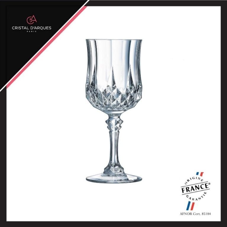 Ly Rượu Vang Pha Lê Cristal D’Arques Longchamp 250ml, chất liệu thủy tinh cao cấp, an toàn cho sức khỏe, thiết kế sang trọng, phù hợp gia đình và văn phòng, nhà hàng, khách sạn, quà tặng doanh nghiệp