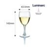 Ly Rượu Vang Thuỷ Tinh Luminarc Elegance 140ml, chất liệu thủy tinh cao cấp, an toàn cho sức khỏe, thiết kế sang trọng, phù hợp gia đình và văn phòng, nhà hàng, khách sạn, quà tặng doanh nghiệp