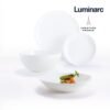 Bộ Bàn Ăn Tô Chén Đĩa Thuỷ Tinh Cường Lực Luminarc Diwali Trắng 12 món chính hãng, chất liệu thủy tinh cao cấp, an toàn cho sức khỏe, thiết kế sang trọng, phù hợp gia đình và văn phòng, nhà hàng, khách sạn, quà tặng doanh nghiệp
