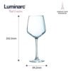 Ly Rượu Vang Thuỷ Tinh Luminarc Val Surloire 350ml, chất liệu thủy tinh cao cấp, an toàn cho sức khỏe, thiết kế sang trọng, phù hợp gia đình và văn phòng, nhà hàng, khách sạn, quà tặng doanh nghiệp